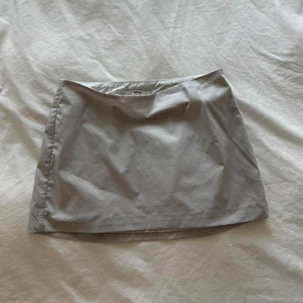 Khy grey mini skirt